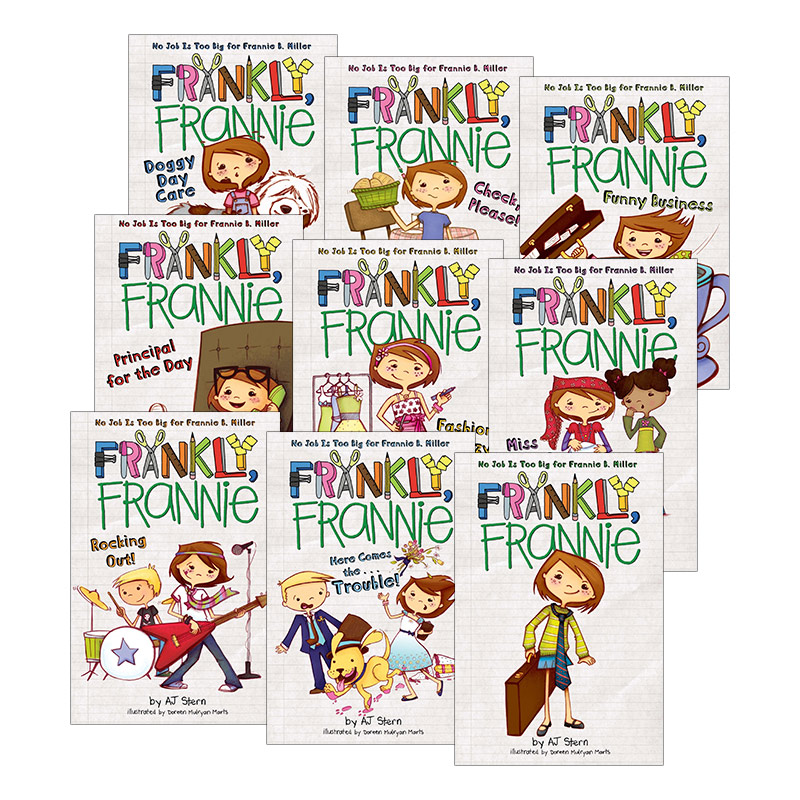 英文原版 Frankly  Frannie 坦率点，弗兰妮系列9册 儿童读物 章节桥梁书 英文版 进口英语原版书籍 书籍/杂志/报纸 儿童读物原版书 原图主图