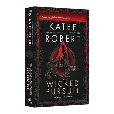 英文原版 Wicked Pursuit & Divine Intervention 黑玫瑰拍卖系列合集 邪恶追求 神圣干预 奇幻小说 Katee Robert进口英语原版书籍