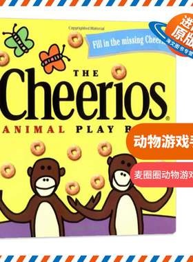 英文原版 The Cheerios Animal Play Book 动物游戏手册 英文版 进口英语原版书籍