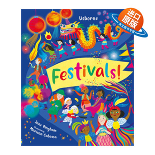 节日 科普百科 进口英语原版 Festivals 书籍 英文版 尤斯伯恩 绘本 英文原版 儿童精装