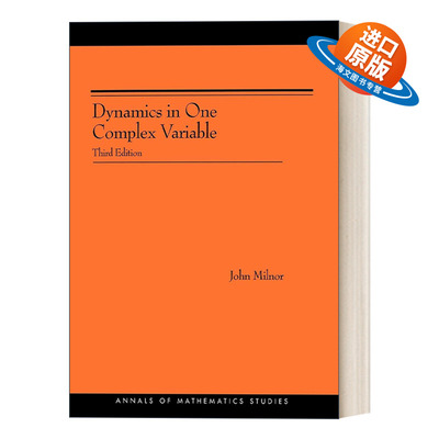 英文原版 Dynamics in One Complex Variable AM-160 单复变量的动力学 单复变动力系统 John Milnor约翰米尔诺 进口英语原版书籍