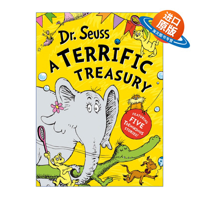 英文原版 Dr. Seuss A Terrific Treasury 苏斯博士5个经典故事合集 精装彩色插画收藏版 英文版 进口英语原版书籍