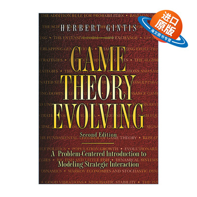 英文原版 Game Theory Evolving 演化博弈论 问题导向的策略互动模型 第二版 Herbert Gintis 英文版 进口英语原版书籍