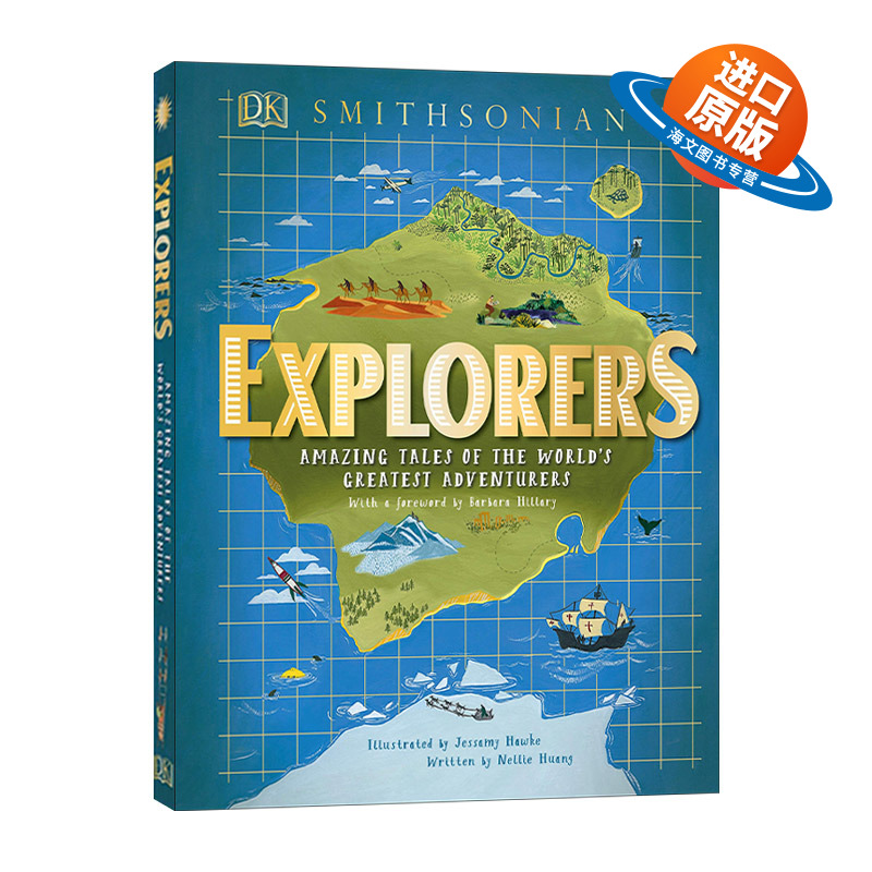 英文原版 Explorers 探险家 伟大冒险家的惊奇故事 精装 英文版 进口英语原版书籍