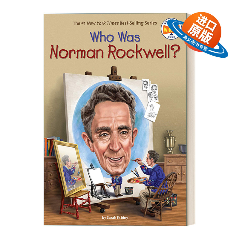 英文原版 Who Was Norman Rockwell 谁是诺曼·洛克威尔 英文版 进口英语原版书籍
