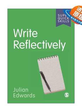 英文原版 Write Reflectively 如何进行反思性写作 SAGE学术技能入门系列 英美大学本科生学术指南 英文版 进口英语原版书籍