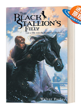 英文原版 The Black Stallion's Filly 黑神驹系列 黑神驹的母马 Walter Farley 青少年骑马动作冒险小说 英文版 进口英语书籍