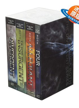 英文原版 The Divergent Series 分歧者系列4册盒装 纽约时报畅销书 青少年科幻小说 英文版 进口英语原版书籍