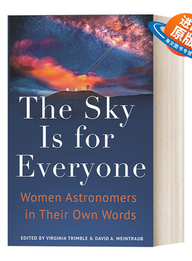 英文原版 The Sky Is for Everyone 天空是属于每个人的 女天文学家传记 精装 Virginia Trimble 英文版 进口英语原版书籍