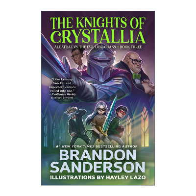 英文原版 The Knights of Crystallia Alcatraz vs. the Evil Librarians 阿尔卡特拉兹与水晶骑士 英文版 进口英语原版书籍