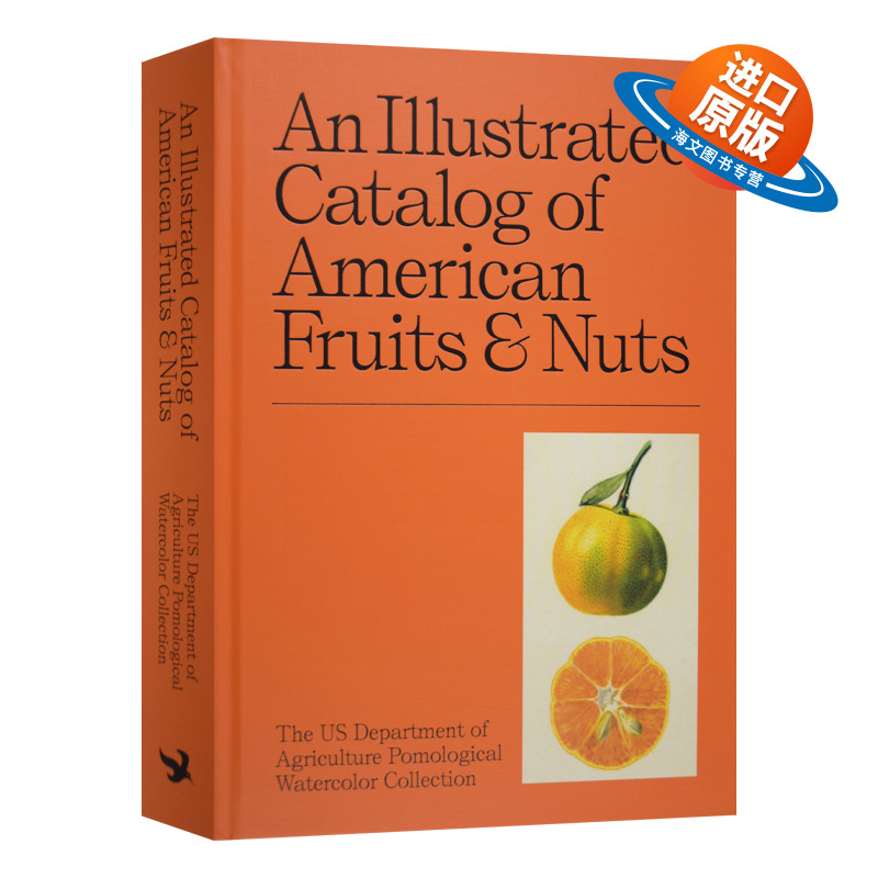 英文原版 An Illustrated Catalog of American Fruits and Nuts 美国水果与坚果图录 美国农业部果树水彩画收藏 英文版 进口书籍