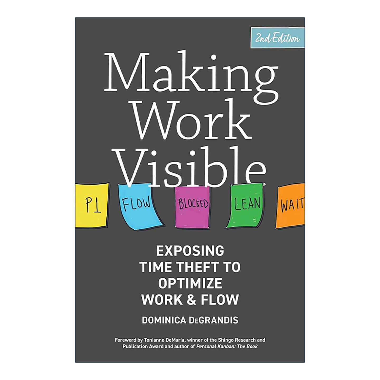 英文原版 Making Work Visible 将工作可视化 利用看板优化工作和流动并节约时间 第2版 英文版 进口英语原版书籍