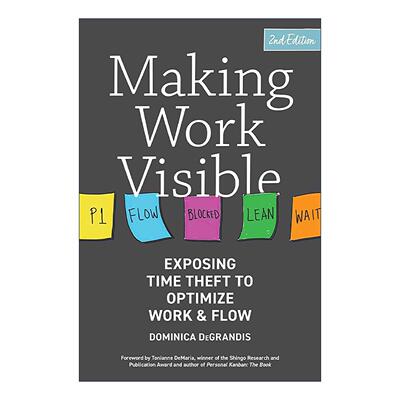 英文原版 Making Work Visible 将工作可视化 利用看板优化工作和流动并节约时间 第2版 英文版 进口英语原版书籍