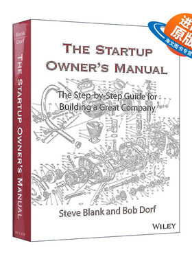 英文原版 The Startup Owner's Manual 创业者手册 教你如何构建伟大的企业 精装 Steve Blank 英文版 进口英语原版书籍