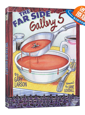 英文原版 The Far Side Gallery 5 远端画廊5 漫画集 黑色幽默 盖里拉森 英文版 进口英语原版书籍