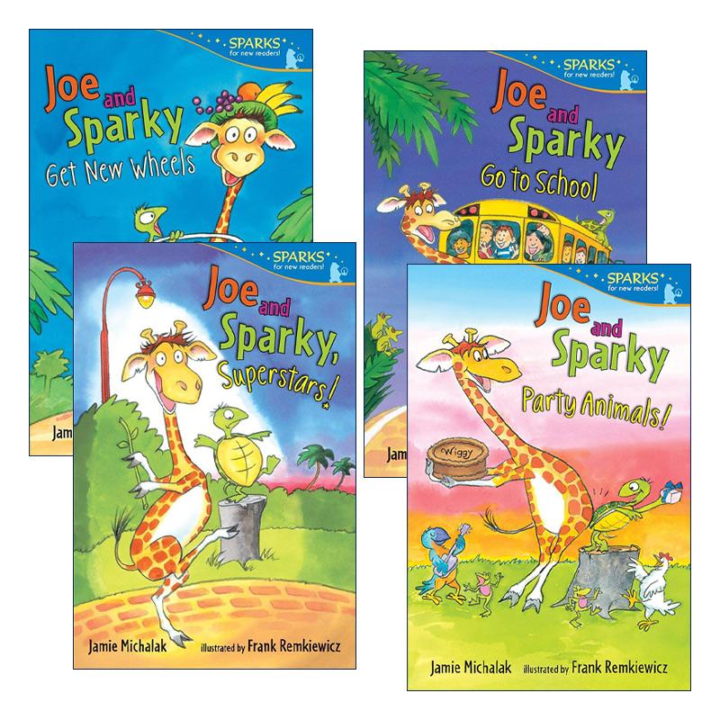 英文原版 Candlewick Sparks-Joe and Sparky乔和斯巴基4册 儿童章节故事桥梁书 英文版 进口英语原版书籍