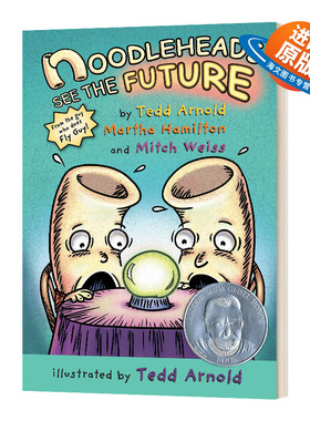 英文原版Noodleheads See the Future #2 通粉兄弟预见未来 8-12岁儿童英语课外阅读搞笑趣味全彩漫画章节书Fly Guy苍蝇小子同作者