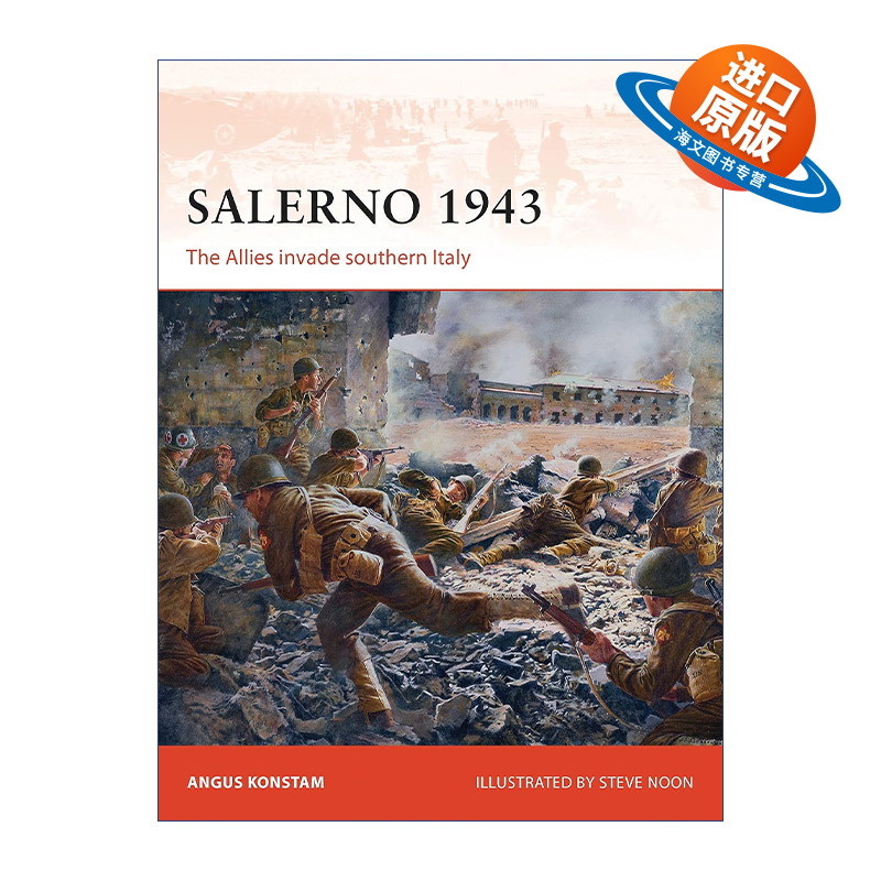 英文原版 Salerno 1943 二战盟军1943萨莱诺之战 战争历史系列 英文版 进口英语原版书籍