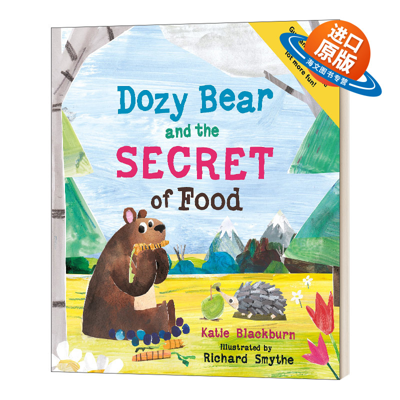 英文原版绘本 Dozy Bear and the Secret of Food 瞌睡熊和食物的秘密 英文版 进口英语原版书籍儿童外文书
