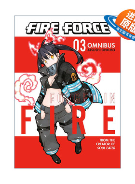 英文原版 Fire Force Omnibus 3 Vol. 7-9 炎炎消防队 精选集3 同名动漫漫画 大久保笃 英文版 进口英语原版书籍