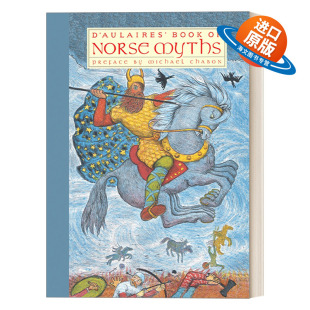 Book Myths 绘本 Aulaires 英文版 书籍 英文原版 彩绘版 北欧神话 多莱尔 Norse 进口英语原版 大开本精装