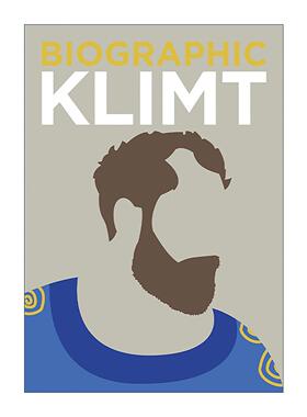 英文原版 Biographic Klimt 克里姆特 象征主义画家 信息图表式精装名人传记 英文版 进口英语原版书籍