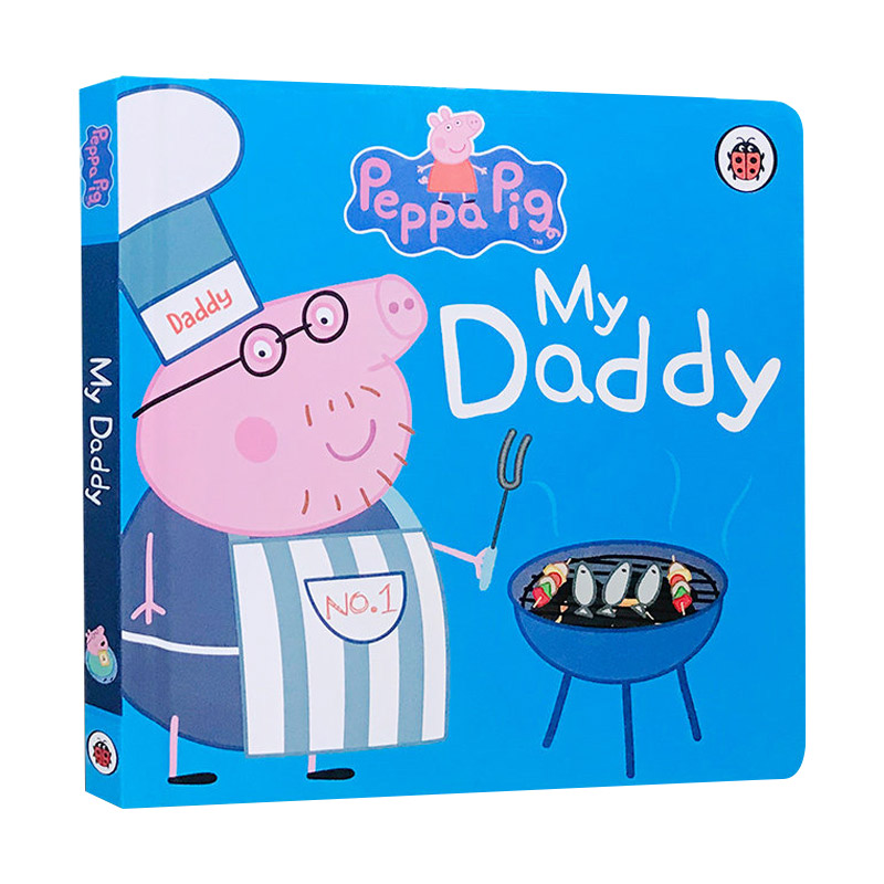 英文原版 Peppa Pig My Daddy粉红猪小妹我的爸爸纸板书英文版进口英语原版书籍儿童外文书