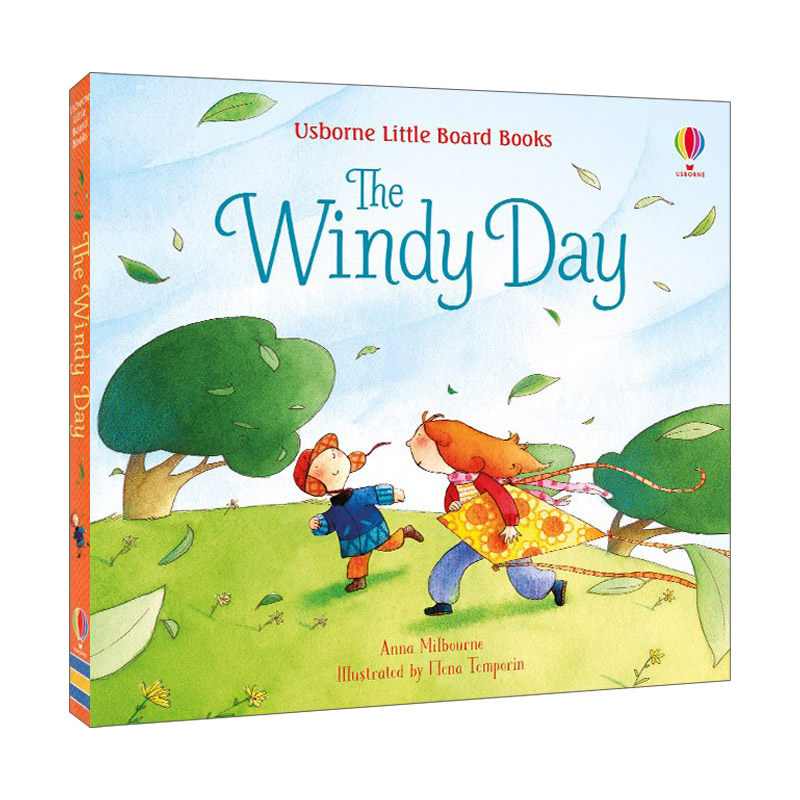 英文原版绘本 the windy day 刮风天 英文版 little board books 纸板