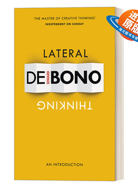 英文原版 Lateral Thinking An Introduction 横向思维法 简介 爱德华·德博诺 英文版 进口英语原版书籍
