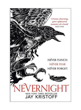 英文原版 Nevernight 黑夜无尽 杰伊·克里斯多夫 黑夜三部曲1 畅销青少年奇幻小说 英文版 进口英语原版书籍