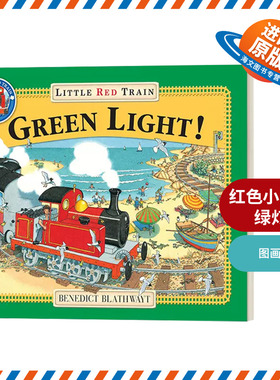 英文原版 The Little Red Train Green Light 红色小火车 绿灯 英文版 进口英语原版书籍
