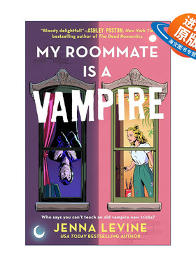 英文原版 My Roommate Is a Vampire 我的室友是吸血鬼 浪漫喜剧小说 Jenna Levine 英文版 进口英语原版书籍