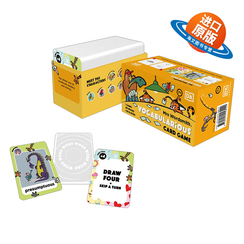英文原版 Mrs Wordsmith Vocabularious Card Game 沃德史密斯夫人 词汇卡游戏  盒装 7-11岁 英文版 进口英语原版书籍