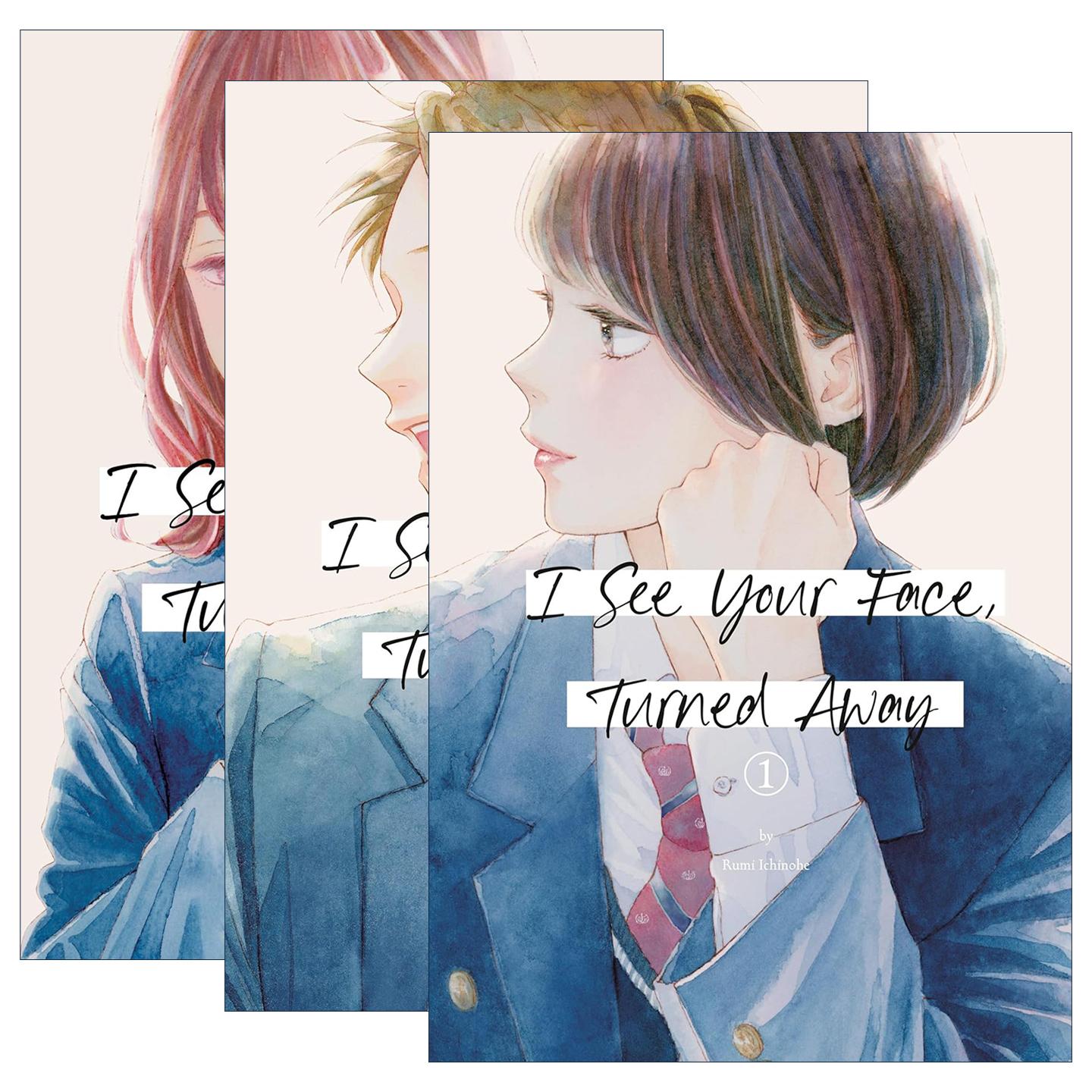 英文原版 I See Your Face  Turned Away 凝视你的侧颜3册 讲谈社漫画奖 英文版 进口英语原版书籍