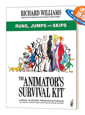 英文原版 The Animator's Survival Kit Runs Jumps and Skips 动画基础技法 跑 蹦 跳 英文版 进口英语原版书籍