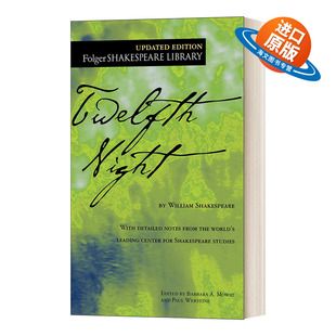 英文原版 Twelfth Night 第十二夜 福尔杰莎士比亚图书馆系列 Folger Library Shakespeare 文学小说 英文版 进口英语原版书籍