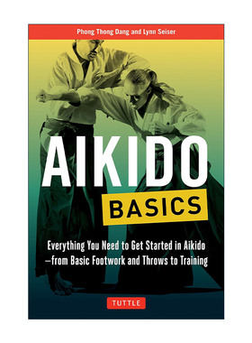 英文原版 Aikido Basics Tuttle Martial Arts Basics 合气道基础指南 基本步法与投掷训练 英文版 进口英语原版书籍