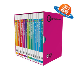 英文原版 Harvard Business Review 20-Minute Manager Ultimate Boxed Set哈佛商业评论二十分钟管理丛书系列终极16册套装 英文版