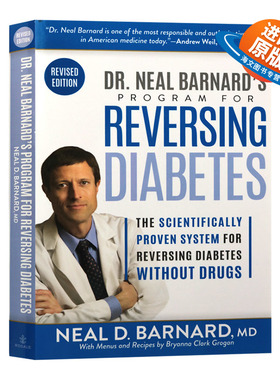 尼尔巴纳德医生的逆转糖尿病项目 英文原版 Dr Neal Barnard's Program for Reversing Diabetes 英文版进口原版英语书籍