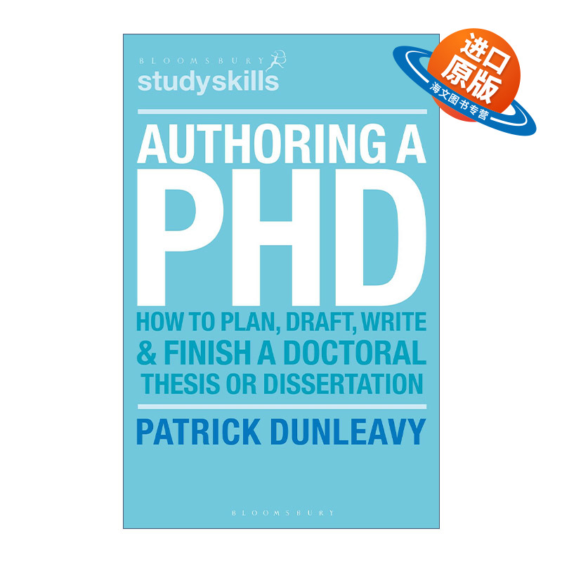 英文原版 Authoring a PhD 博士論文寫作技巧 帕特里克·鄧?yán)S 英文版 進(jìn)口英語原版書籍
