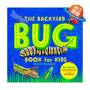 英文版 书籍 Bug Kids 后院昆虫故事书 for Backyard Book 进口英语原版 英文原版 了解昆虫和动物 The