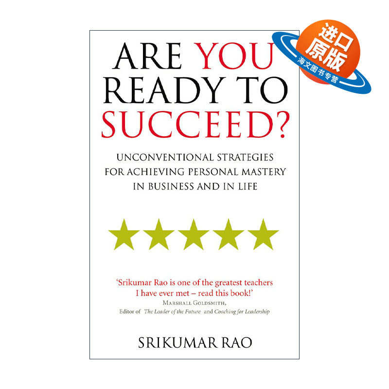 英文原版 Are You Ready to Succeed 寻求属于自己的理想生活 自我超越的幸福方法 斯瑞库马·拉奥 英文版 进口英语原版书籍