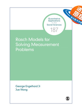 英文原版 Rasch Models for Solving Measurement Problems 解决测量问题的Rasch模型 George Engelhard 英文版 进口英语书籍
