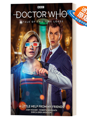 英文原版 Doctor Who A Tale of Two Time Lords 神秘博士 两位时间领主的故事 第10任博士与第13任博士 英文版 进口书