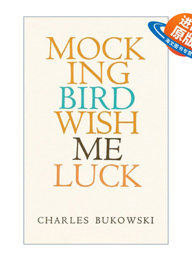 英文原版 Mockingbird Wish Me Luck 知更鸟祝我好运 布可夫斯基诗集 英文版 进口英语原版书籍