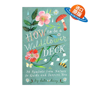英文原版 How to Be a Wildflower Deck 如何成为一朵野花 盒装卡牌 英文版 进口英语原版书籍