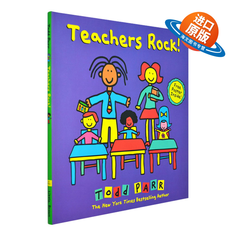 英文原版 Teachers Rock 老师们太厉害了 名家Todd Parr 纽约时报畅销书作家 精装绘本 英文版 进口英语原版书籍