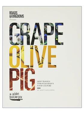 英文原版 Grape  Olive  Pig 西班牙大众饮食之魂 精装 2017年IACP奖 世界美食图书奖 英文版 进口英语原版书籍