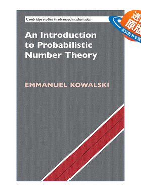 英文原版 An Introduction to Probabilistic Number Theory 概率数论导论 剑桥高等数学研究系列 精装 英文版 进口英语原版书籍