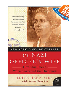 英文原版 The Nazi Officer's Wife 纳粹军官的犹太妻子 大屠杀中的一个幸存奇迹 英文版 进口英语原版书籍